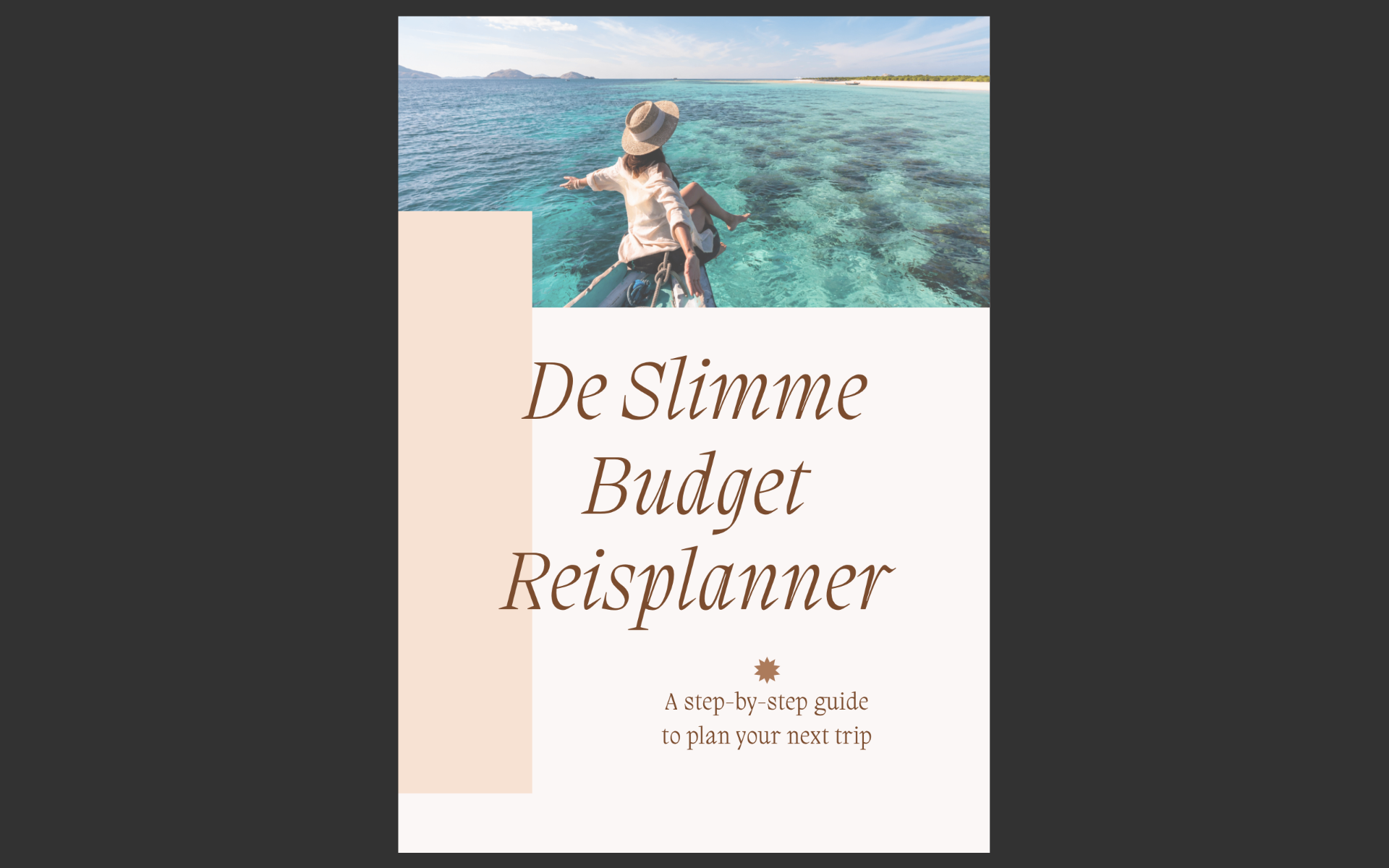 Welkom-pagina van de Slimme Budget Reisplanner