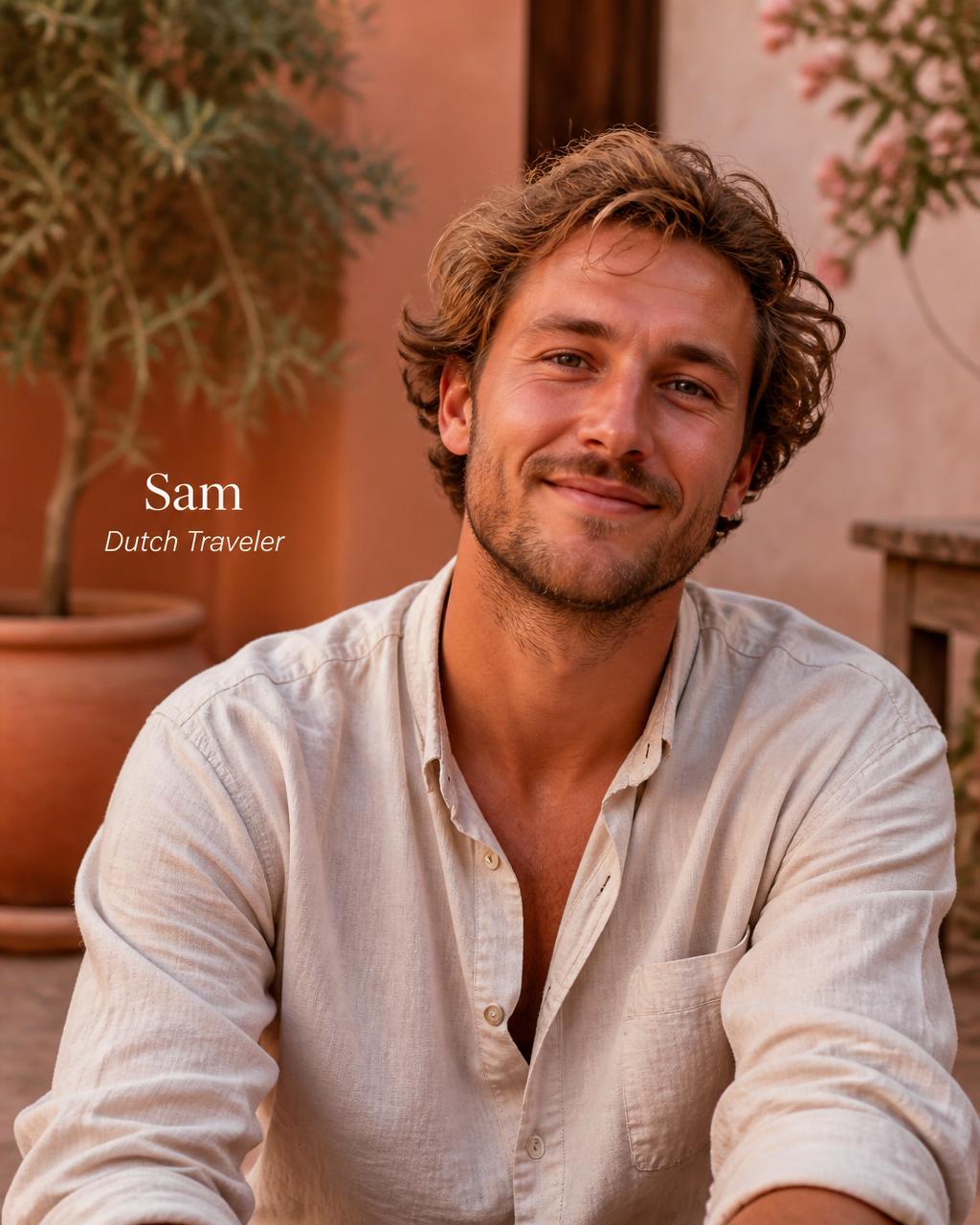 Sam, de maker van de Slimme Budget Reisplanner